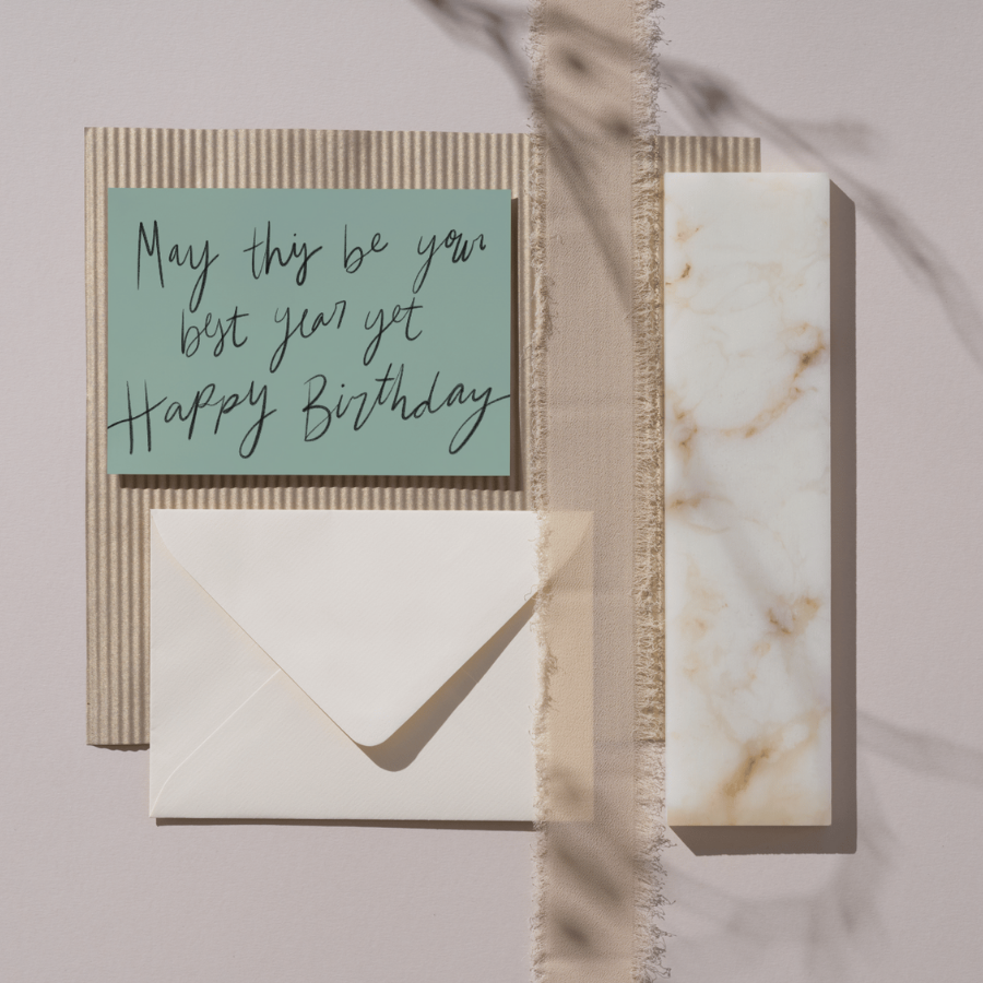 Best Year Yet Birthday Card