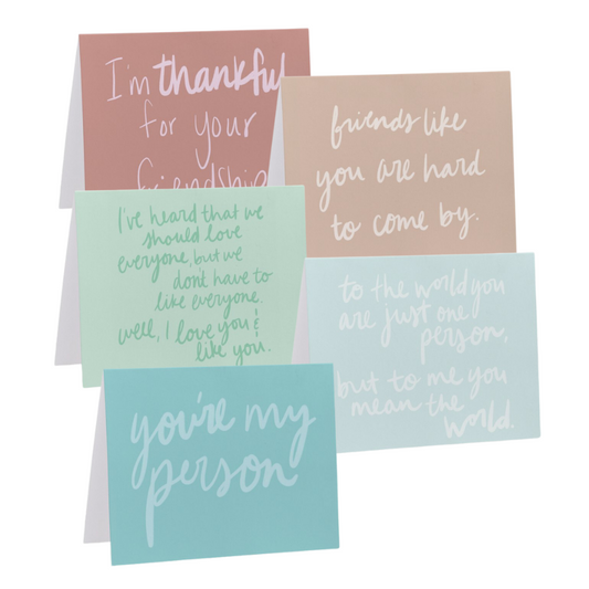 Digital form of 5 greeting cards