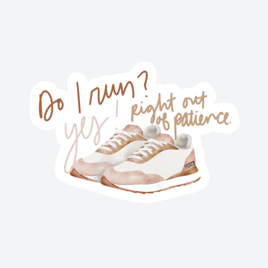Do I Run? Sticker