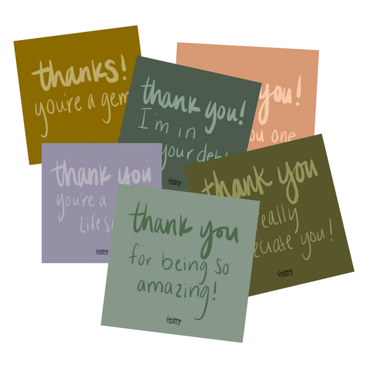 Digital form of gratitude notes