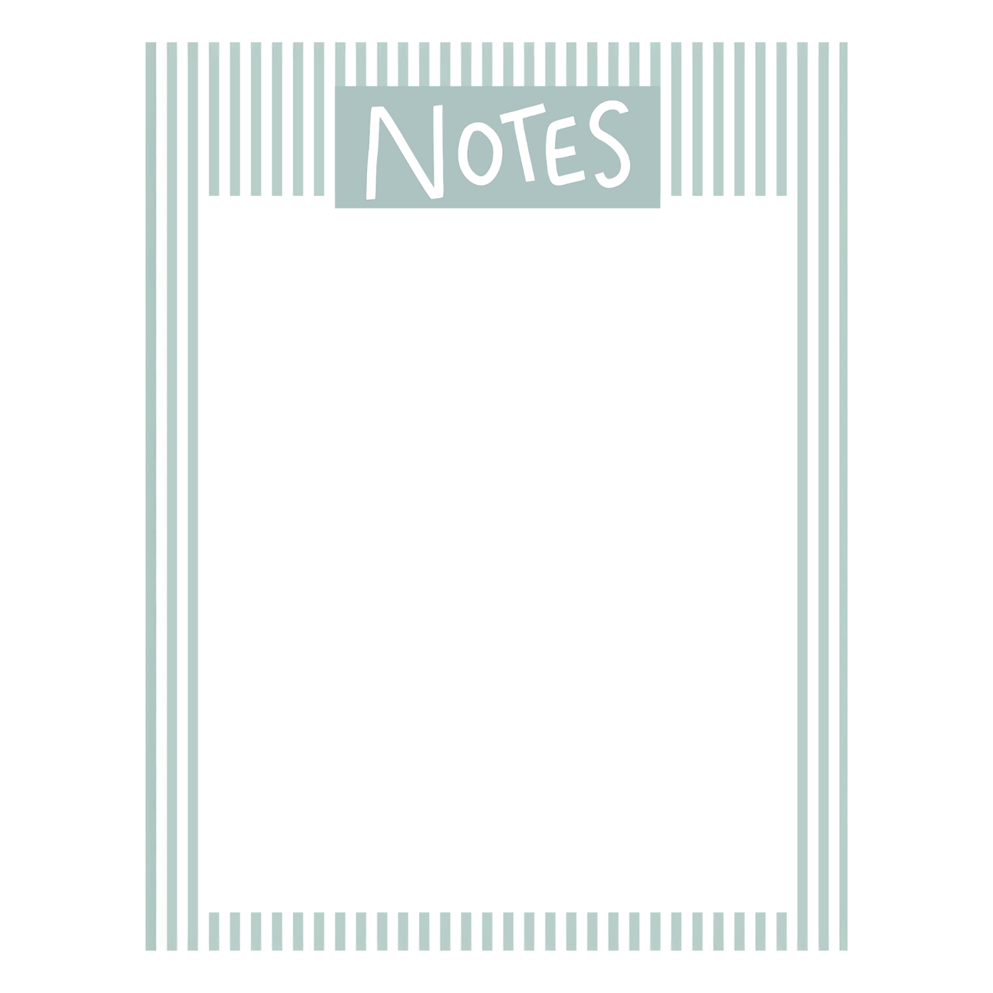 "Notes" Notepad
