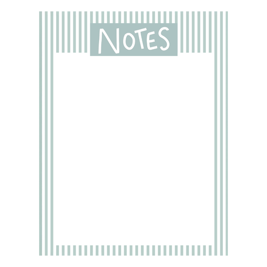 "Notes" Notepad